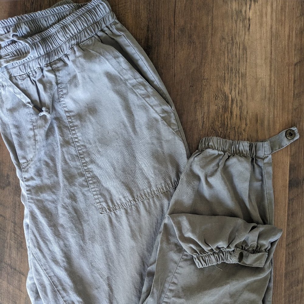 Thread and Supply slate green joggers